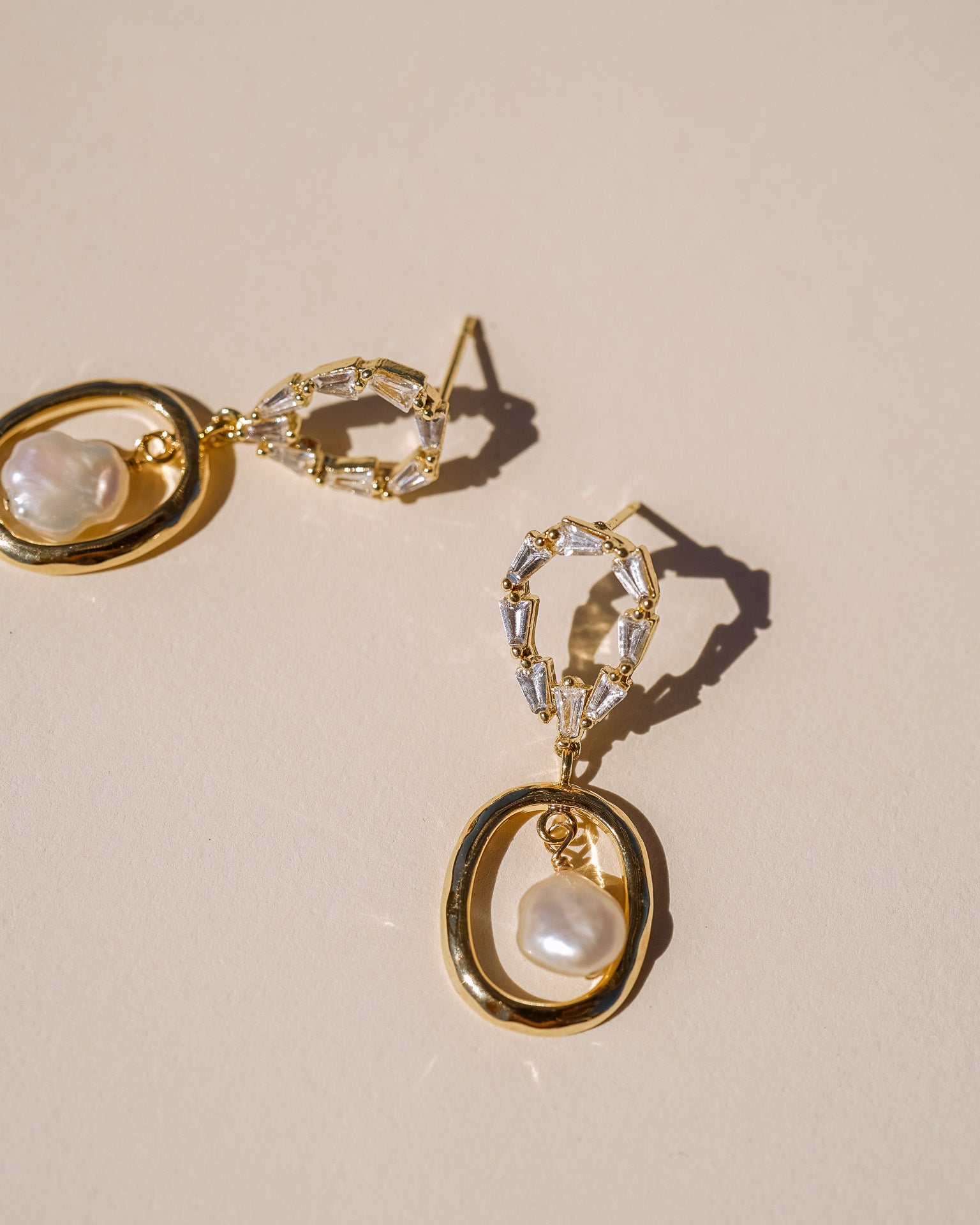 Cassie Pearl Drop Earrings - Wander + Lust Jewelry