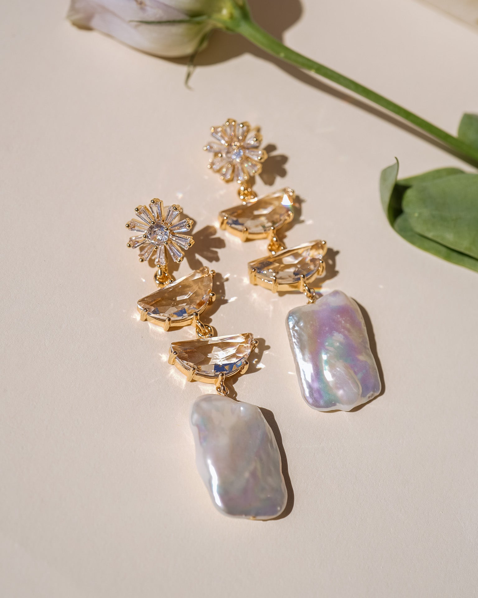 Paige Pearl Earrings - Wander + Lust Jewelry