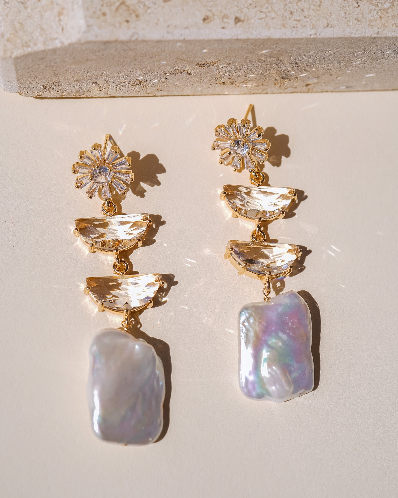 Paige Pearl Earrings - Wander + Lust Jewelry