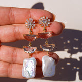 Paige Pearl Earrings - Wander + Lust Jewelry