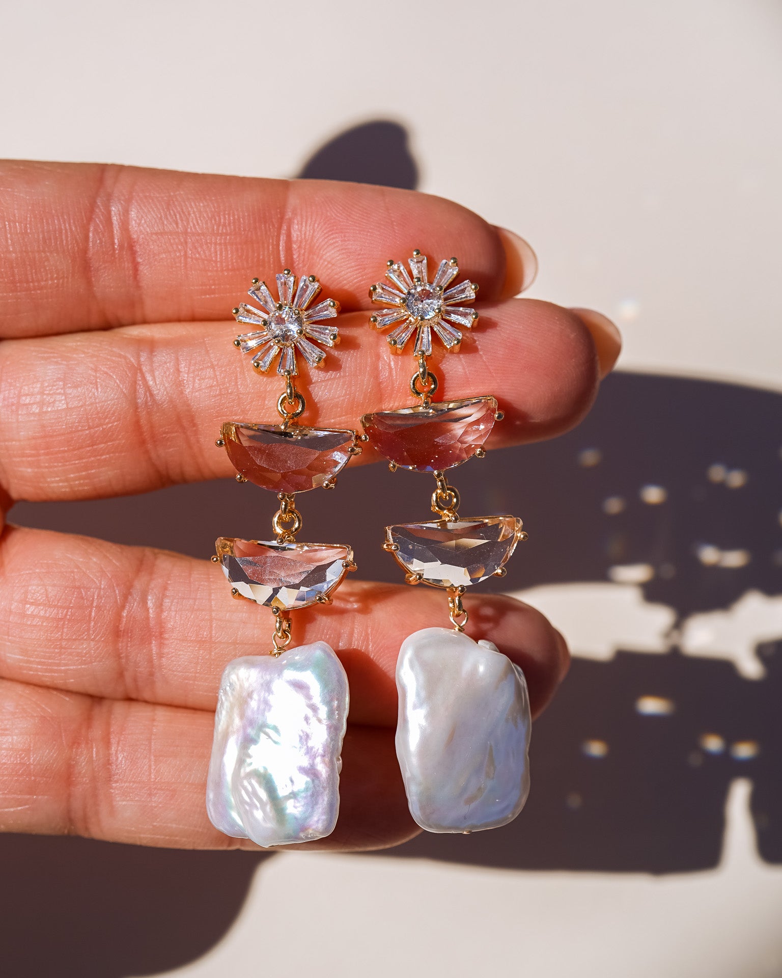 Paige Pearl Earrings - Wander + Lust Jewelry