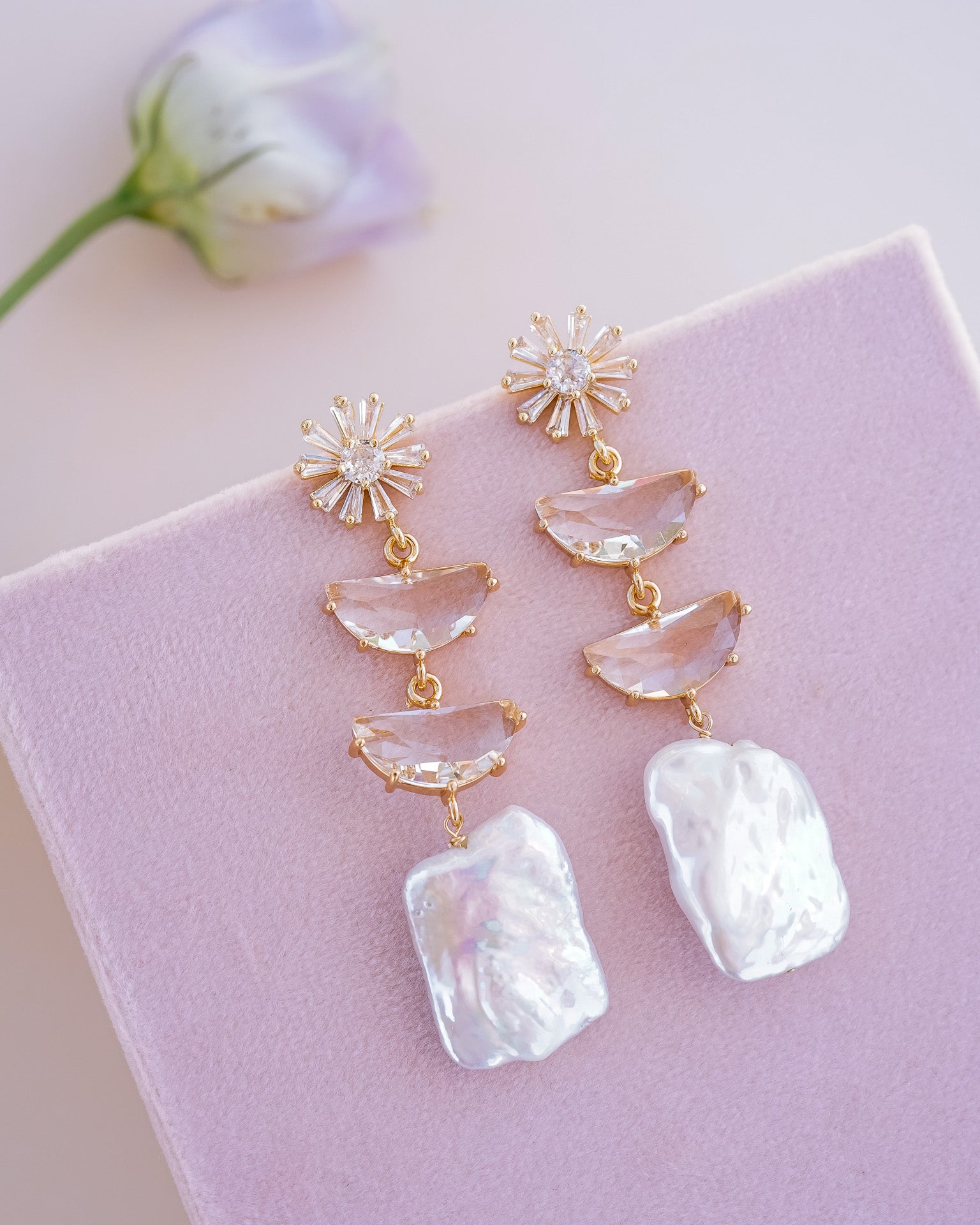 Paige Pearl Earrings - Wander + Lust Jewelry