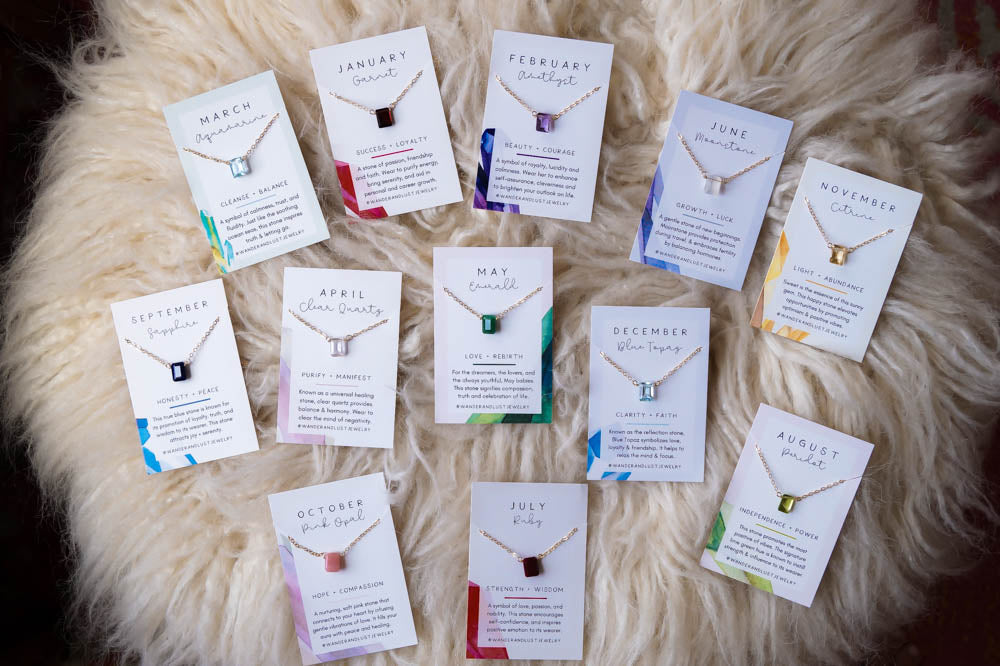 September Birthstone Necklace, Necklace, - Wander + Lust Jewelry