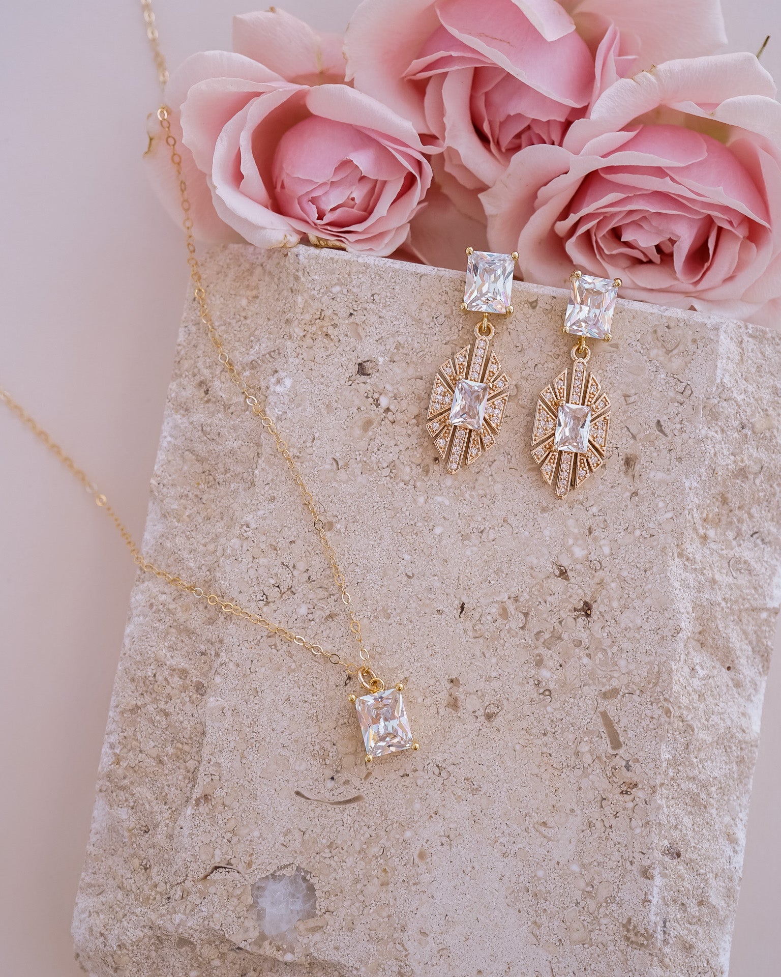 Juliette Crystal Necklace - Wander + Lust Jewelry