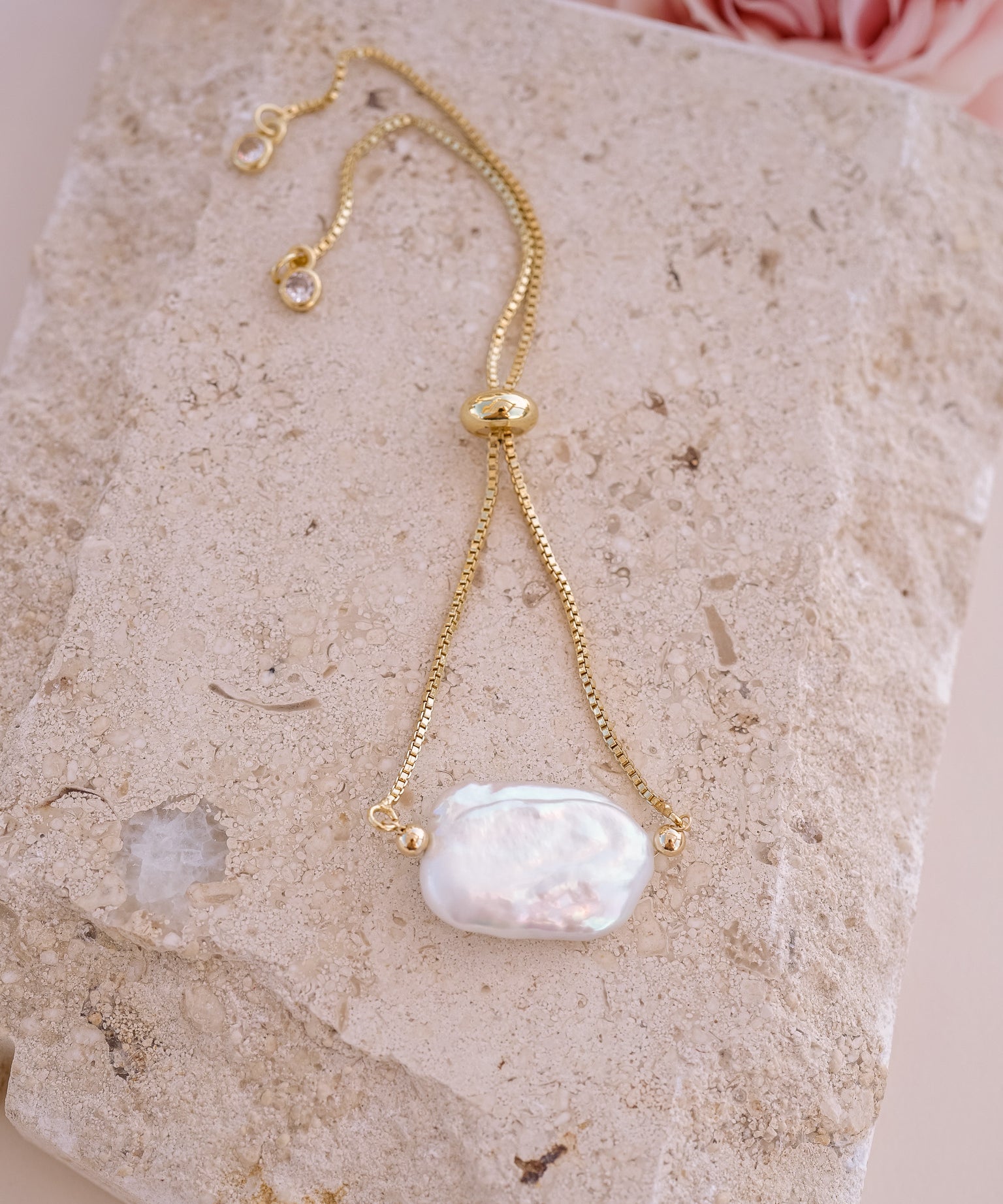 Paige Pearl Bracelet - Wander + Lust Jewelry