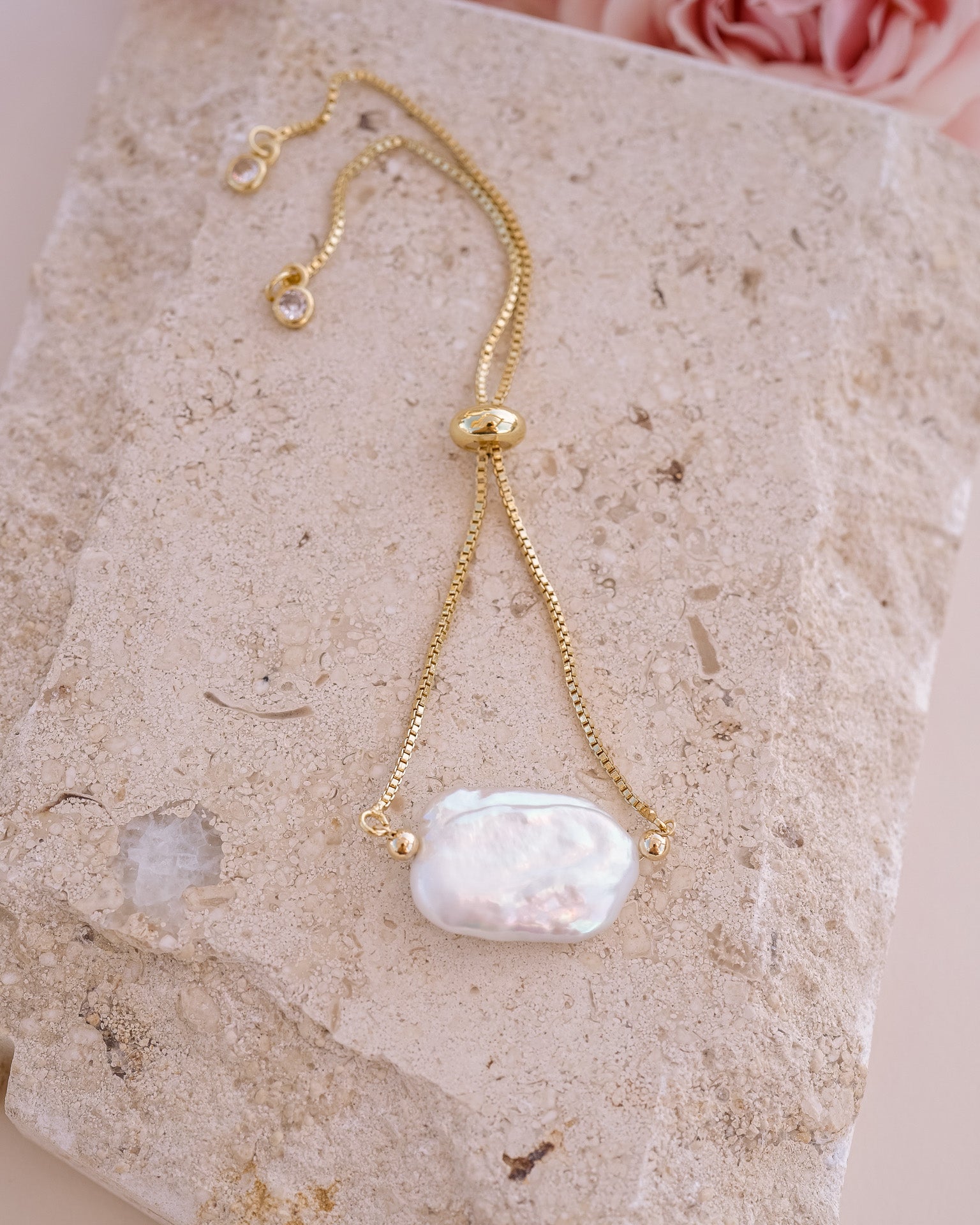 Paige Pearl Bracelet - Wander + Lust Jewelry