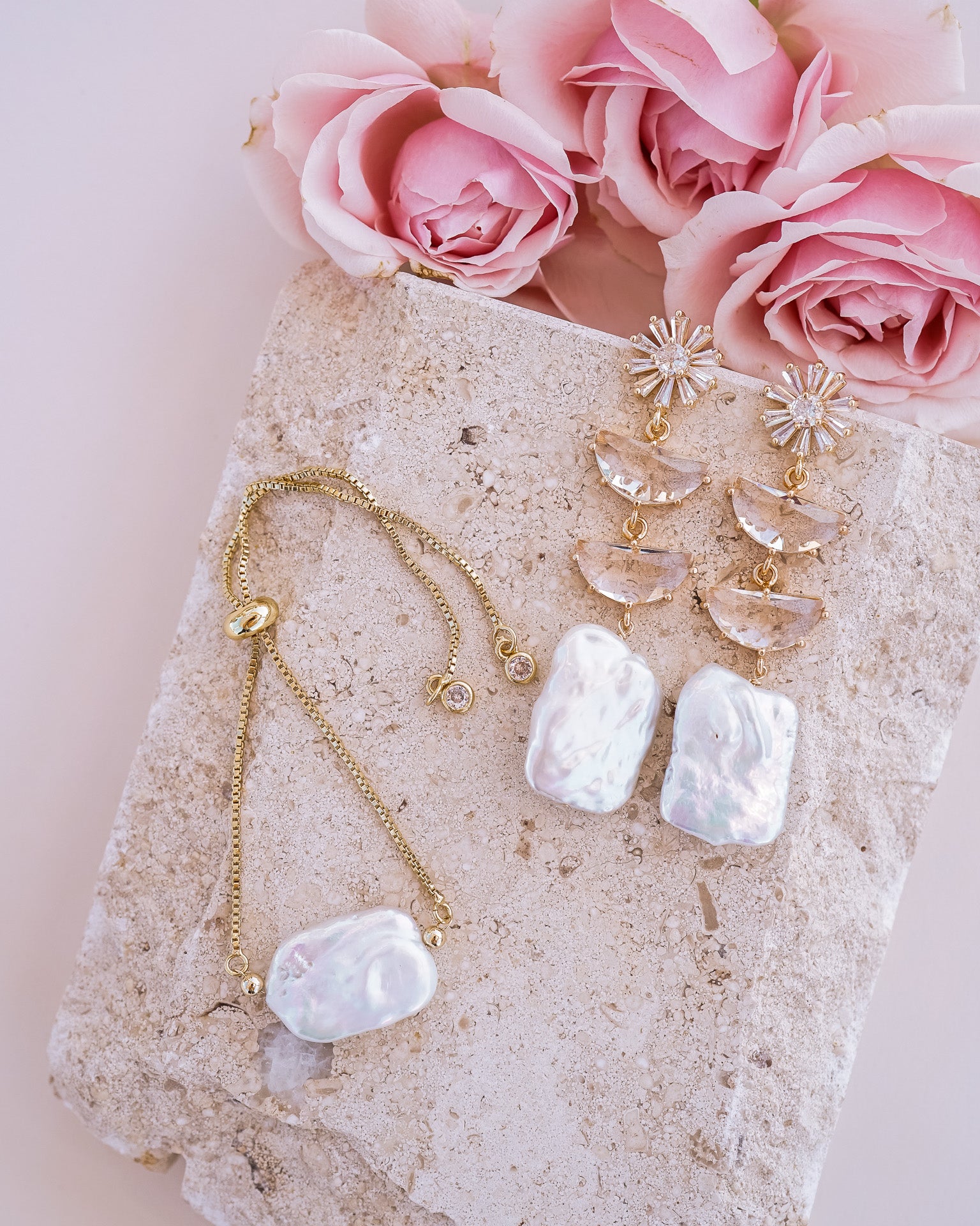 Paige Pearl Bracelet - Wander + Lust Jewelry