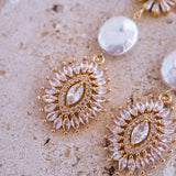 Greta Pearl Earrings - Wander + Lust Jewelry