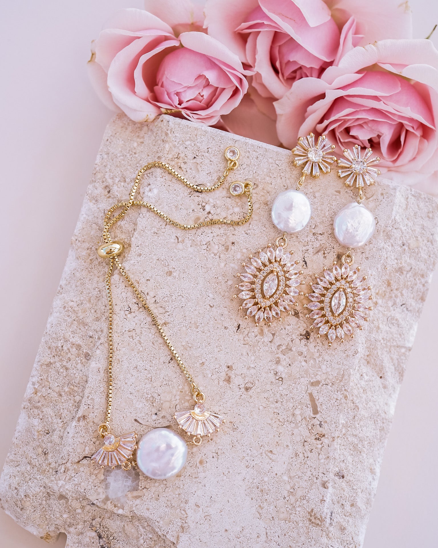 Greta Pearl Earrings - Wander + Lust Jewelry