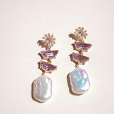 Poppy Pearl Earrings - Wander + Lust Jewelry
