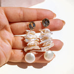 Kiara Pearl Earrings - Wander + Lust Jewelry