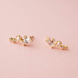 Lucida Tiny Studs, Earrings, - Wander + Lust Jewelry