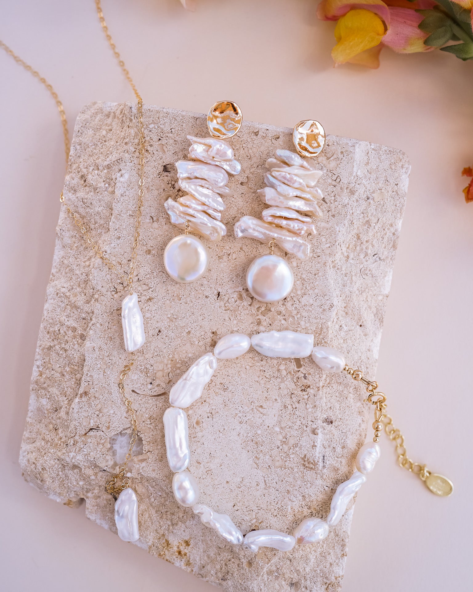 Kiara Pearl Y Necklace - Wander + Lust Jewelry