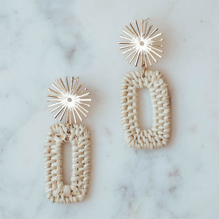 Tulum Sunburst Earrings, Earrings, - Wander + Lust Jewelry