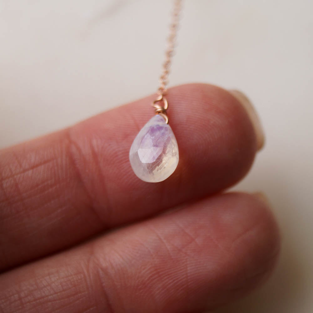 SKYE Moonstone Necklace, Necklace, - Wander + Lust Jewelry