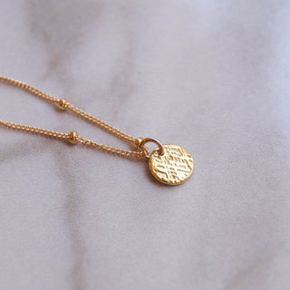 Gold Coin Necklace, Necklace, - Wander + Lust Jewelry