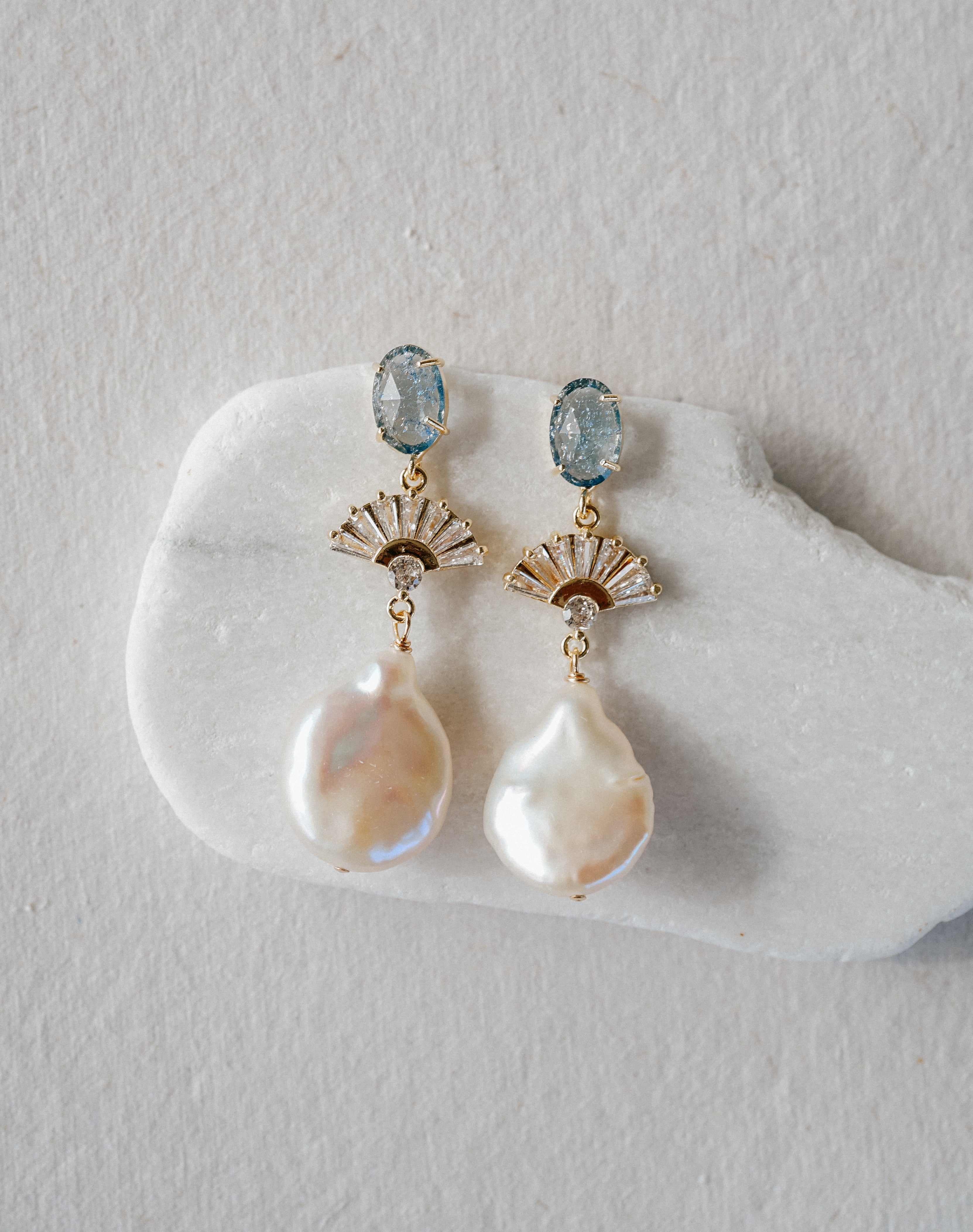 Something Blue Earrings - Wander + Lust Jewelry