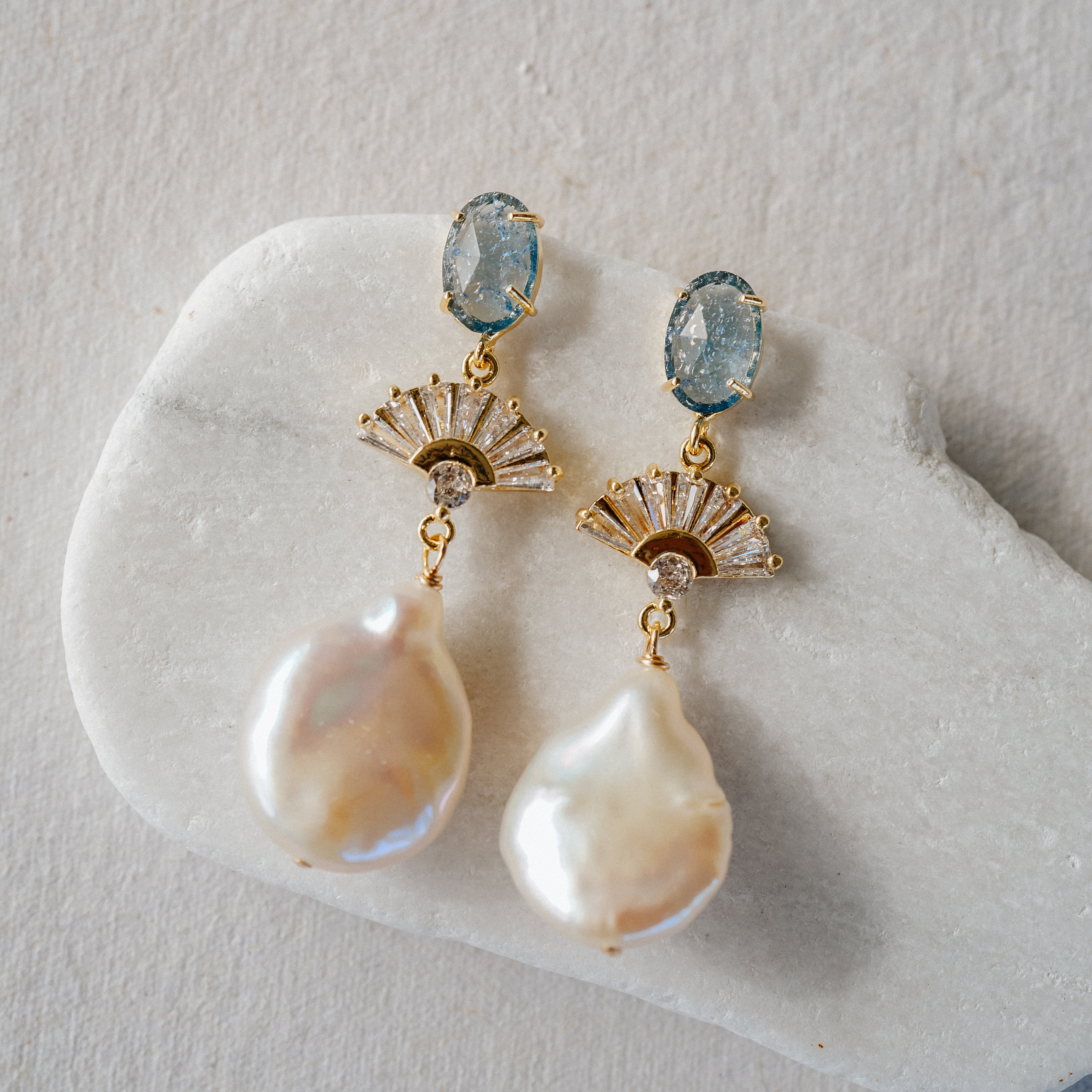Something Blue Earrings – Wander + Lust Jewelry