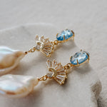 Something Blue Earrings - Wander + Lust Jewelry