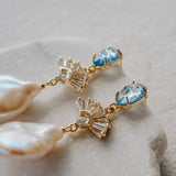 Something Blue Earrings - Wander + Lust Jewelry