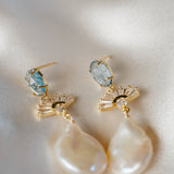 Something Blue Earrings - Wander + Lust Jewelry