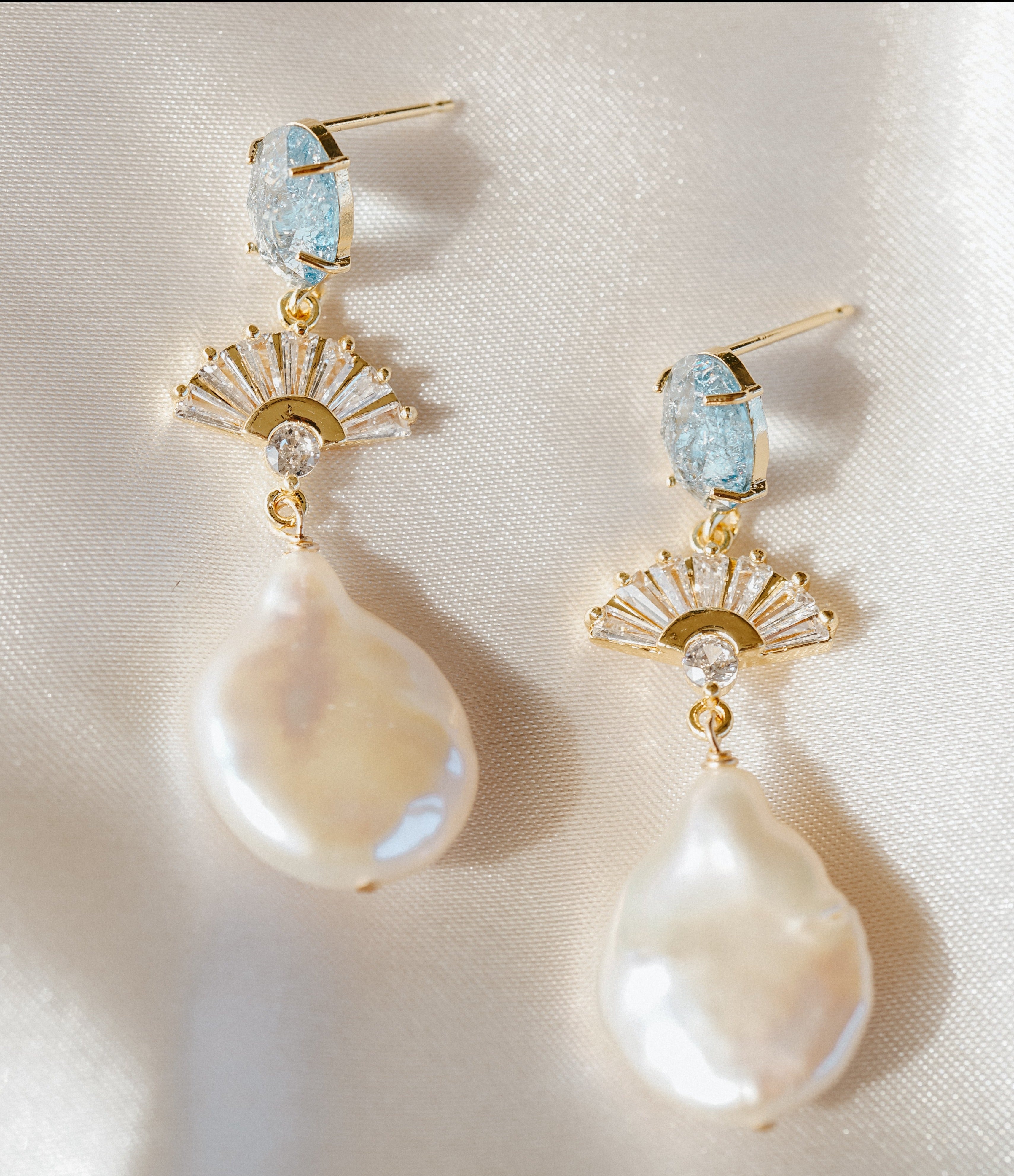 Something Blue Earrings - Wander + Lust Jewelry