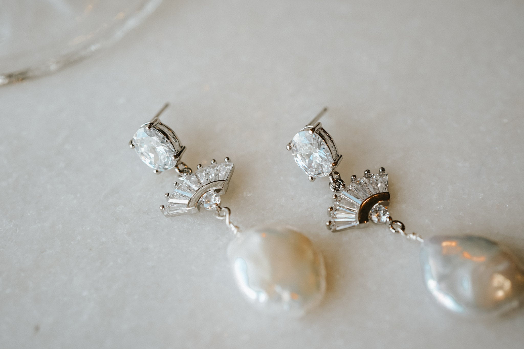 Belle Freshwater Pearl Earrings - Wander + Lust Jewelry