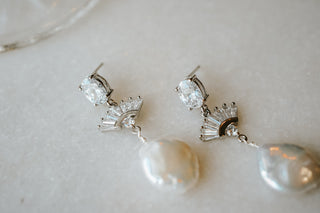 Belle Freshwater Pearl Earrings