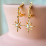 Astra Star Huggies - Wander + Lust Jewelry