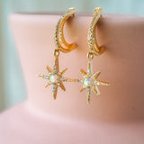 Astra Star Huggies - Wander + Lust Jewelry