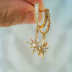Astra Star Huggies - Wander + Lust Jewelry