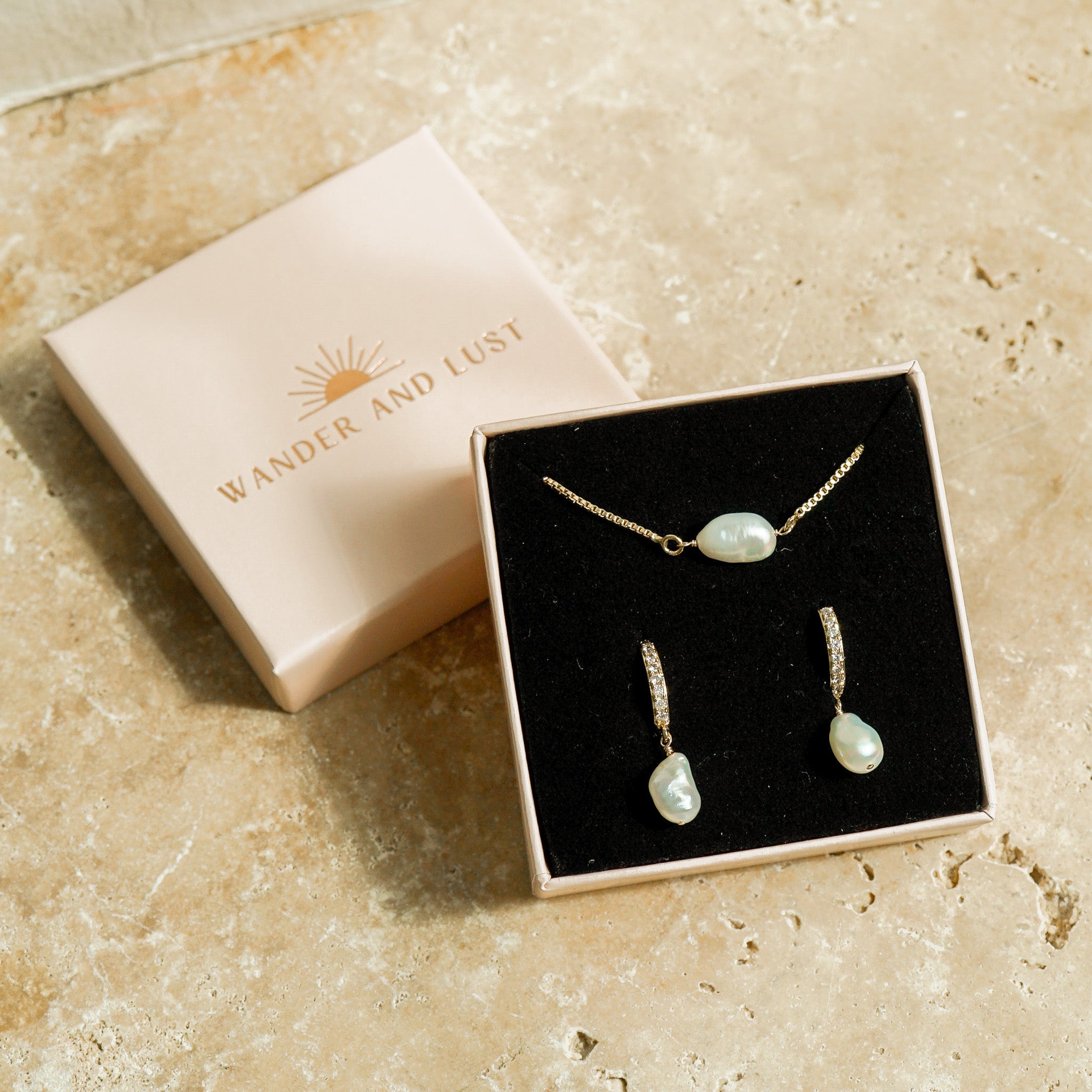 Pearl Lover's Jewelry Set - Wander + Lust Jewelry