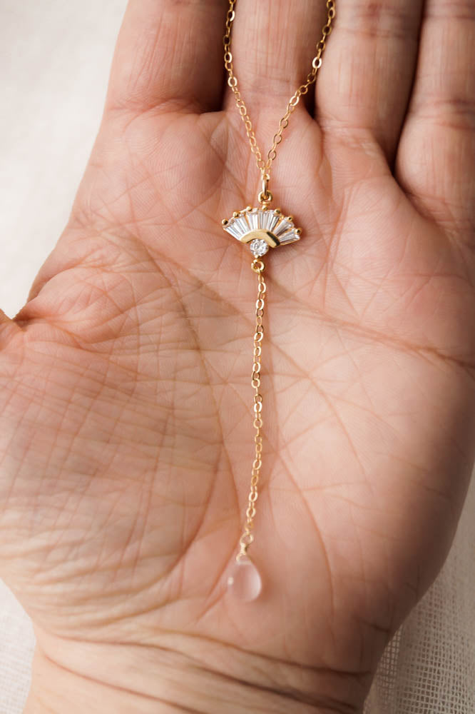 SCARLETT Drop Necklace, Necklace, - Wander + Lust Jewelry
