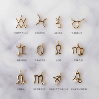 Zodiac Necklace, Necklace, - Wander + Lust Jewelry