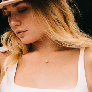 Teardrop Necklace, Necklace, - Wander + Lust Jewelry
