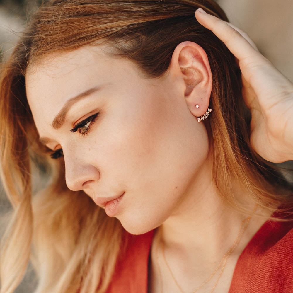 Twinkle Lights Ear Jackets, Earrings, - Wander + Lust Jewelry