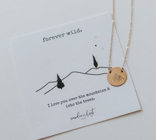 Forever Wild Mountain Necklace, Necklace, - Wander + Lust Jewelry