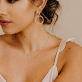 April Birthstone Necklace, Necklace, - Wander + Lust Jewelry