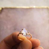 Everly Moonstone Ring - Wander + Lust Jewelry