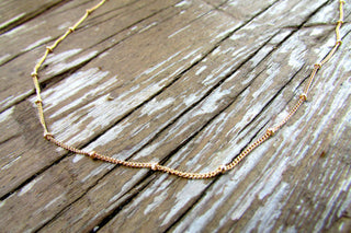 Gold Satellite Chain Necklace, Necklace, - Wander + Lust Jewelry