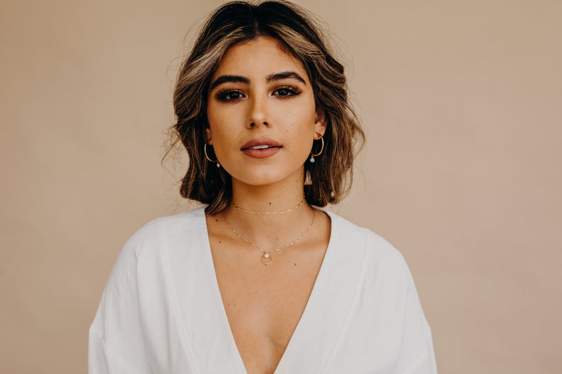 Serafina Opal Hoops, Earrings, - Wander + Lust Jewelry