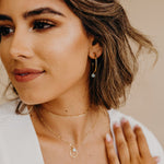 Serafina Opal Hoops, Earrings, - Wander + Lust Jewelry