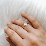 Everly Moonstone Ring - Wander + Lust Jewelry